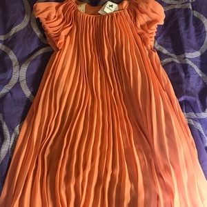 Beautiful GIRLS peach chiffon dress from Europe